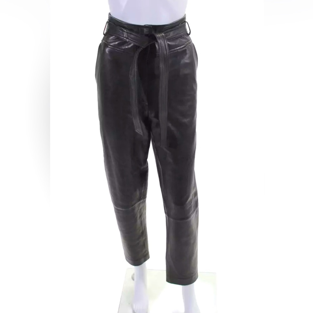 Veronica Beard Black High-Waisted Trousers